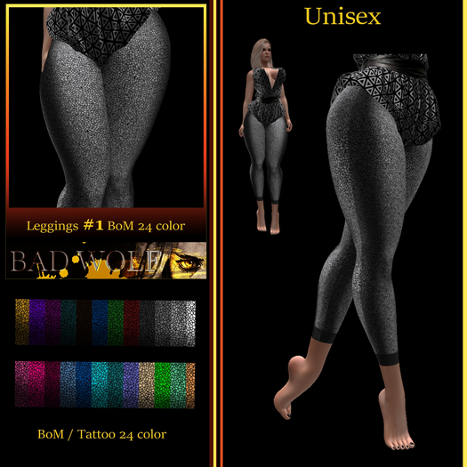 BAD WOLF BoM Unisex Leggings # 1