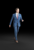 3D Mesh Full Prime  businessman wearing the blue suit to go to work is a wonderful beautiful suit of clothes 25329775