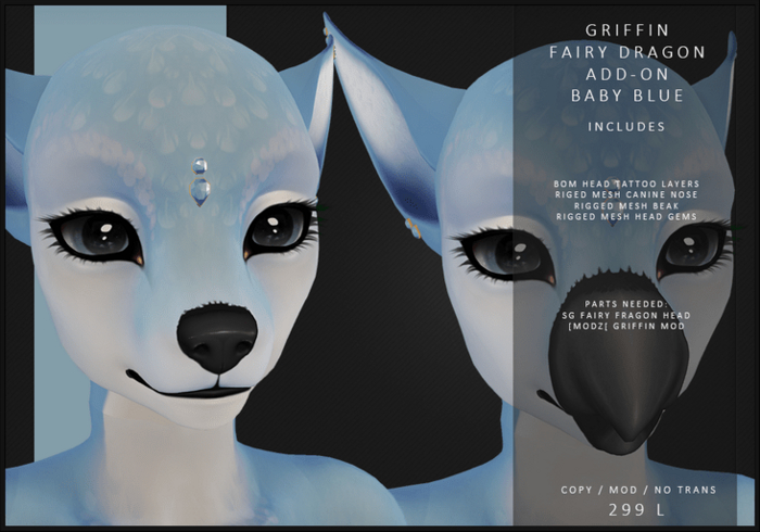 [MODZ] BIRB GRIFFIN - ADDON - BABY BLUE - ADD ME