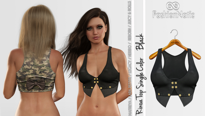 Top Rinoa Black - Maitreya Petite Legacy Nerido Reborn Reborn Juicy Reborn