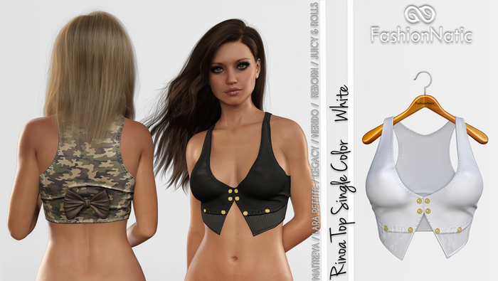 Top Rinoa White - Maitreya Petite Legacy Nerido Reborn Reborn Juicy Reborn