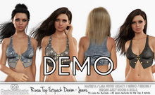 Demo Denim Top Rinoa Fatpack - Maitreya Petite Legacy Nerido Reborn Reborn Juicy & Rolls