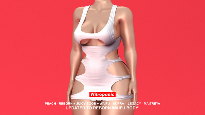 Nitropanic_Momo Dress WHITE (ADD)