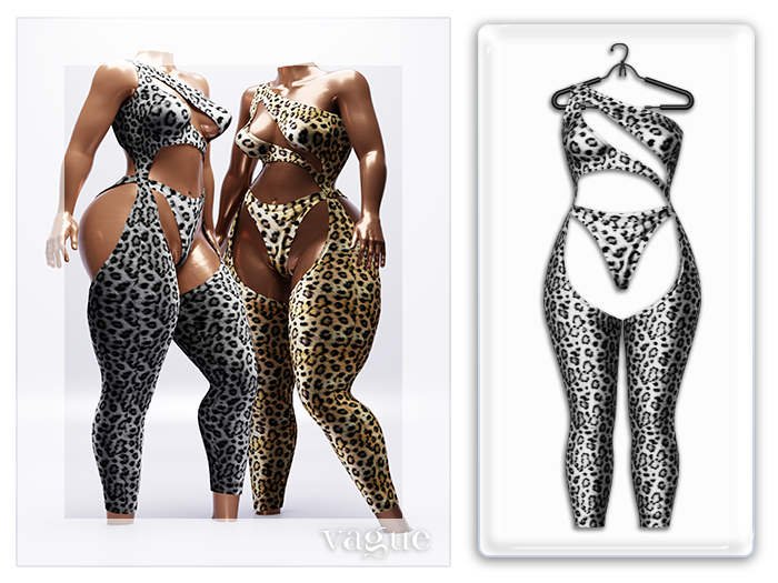 Vague. Wildcat Costume - White -