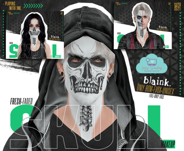blaink. - Skull MakeUp FatPack