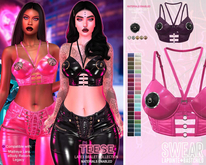 Bralet Top Teese Latex 