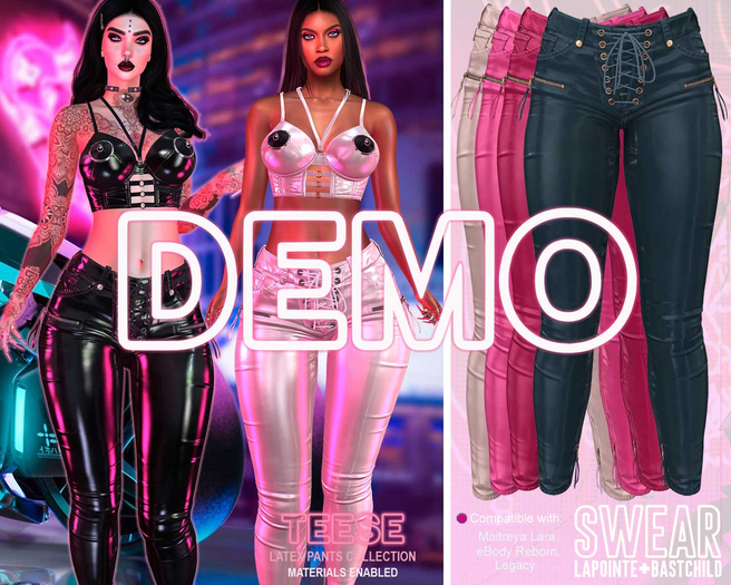 Latex Pants Teese DEMO 