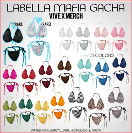 ::Vive x Merch :: LaBella Bikini Blush (Freya)