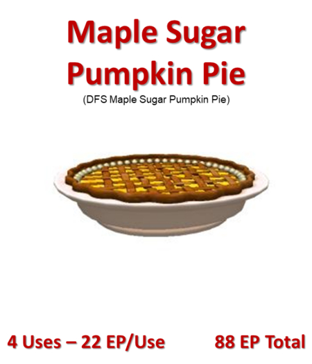 DFS Maple Sugar Pumpkin Pie (DFS - Texture Only)