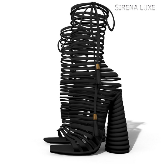 Black Lilly Heels