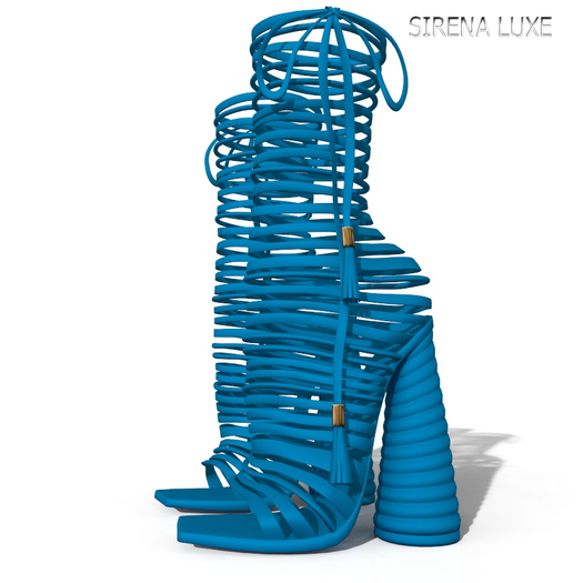 Blue Lilly Heels