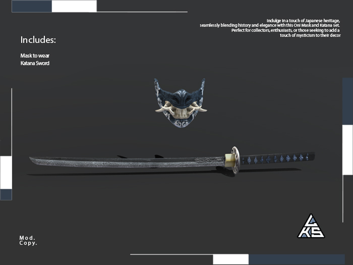 Kit Oni Mask & Katana