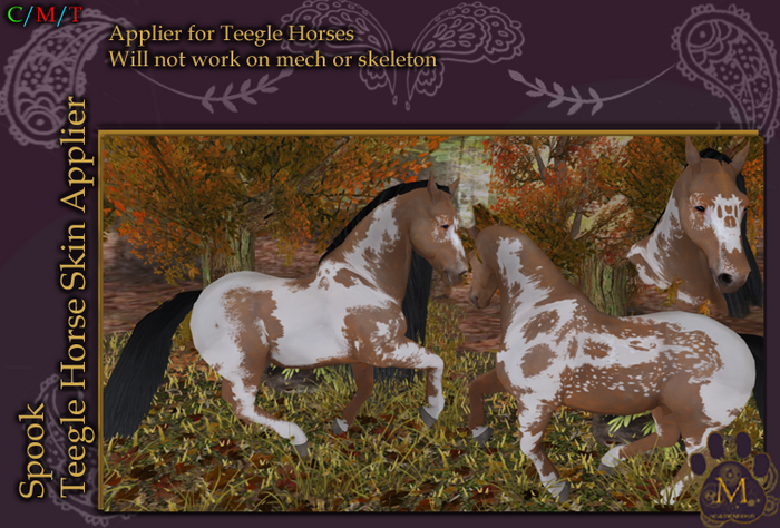 *M* LIMITED EDITION teegle horse Spook Unpacker
