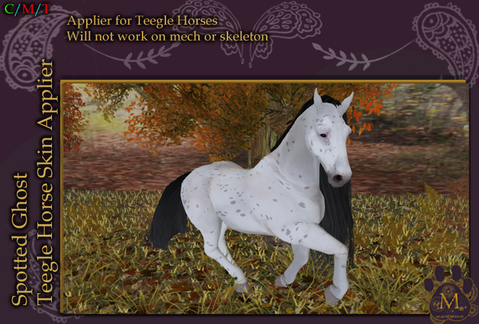 *M* teegle horse Spotted Ghost Unpacker