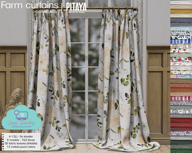 Pitaya - Farm Curtains.