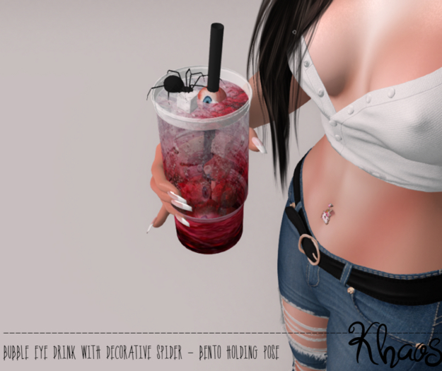 Khaos* Khaos's Eye Bubble TEA - Bento with Decorative spider