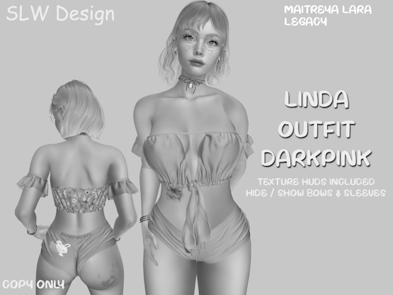 SLW Design - Linda Outfit darkpink DEMO