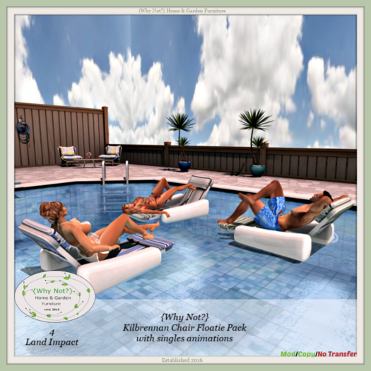 {Why Not?} Kilbrennan Chair FloatiePack-Boxed