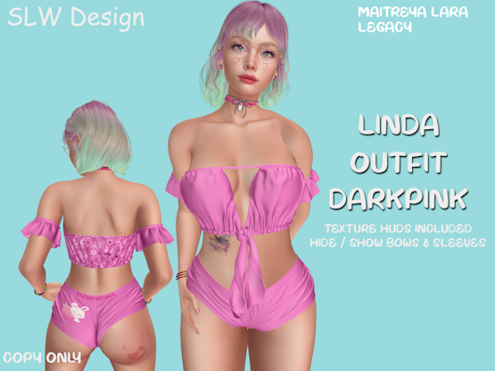 SLW Design - Linda Outfit darkpink