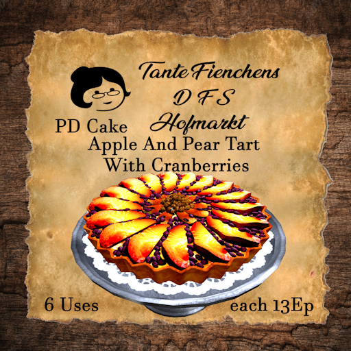 DFS PD Cake - Apple And Pear Tart With Cranberries