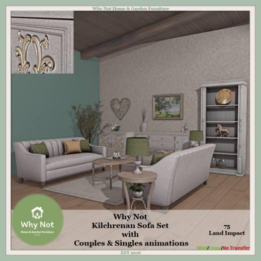 Why Not - Kilchrenan Sofa Set-Boxed