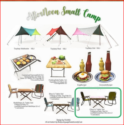 PLAAKA Olive&TableSet