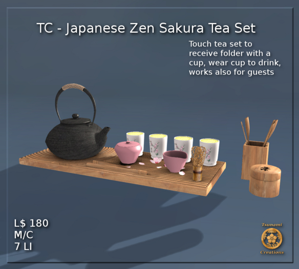 TC - Japanese Zen Sakura Tea Set