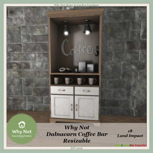 Why Not - Dalnacarn Coffee Bar-Resizable-Boxed