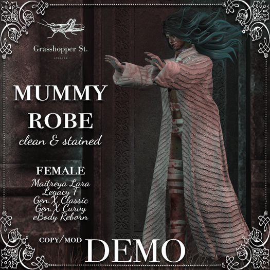 Grasshopper St Mummy Robe Female DEMO