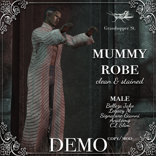 Grasshopper St Mummy Robe Male DEMO
