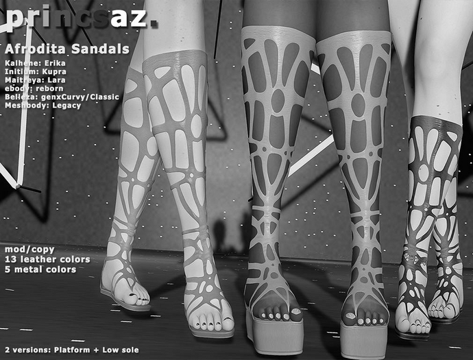 [DEMO] princsaz - Afrodita Sandals