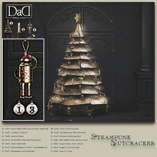 13 -DaD- "Steampunk Nutcracker - Robot nutcracker " m/t box