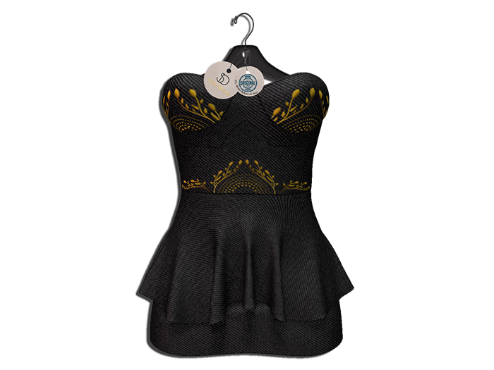 SENTINUS - Ines Dress Pattern Black