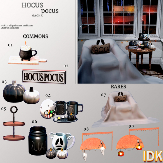 7.::IDK::. Hocus Pocus GACHA - REZZ - RARE
