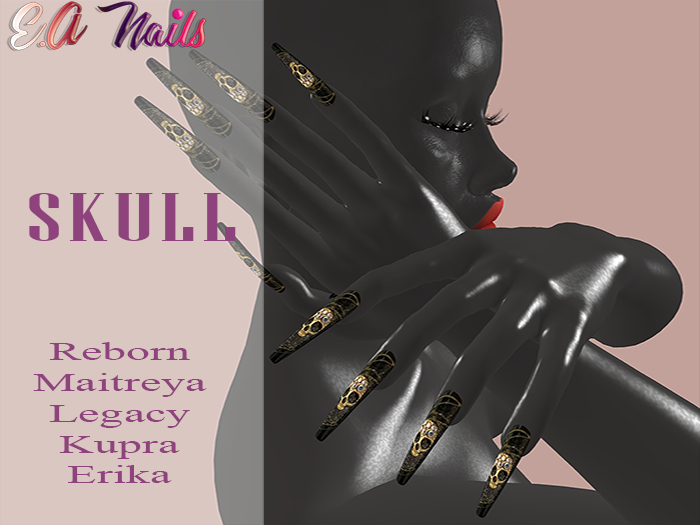 E.A NAILS SKULL