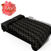 Black Silk Bed