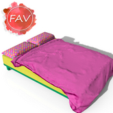 Stars Pink Bed
