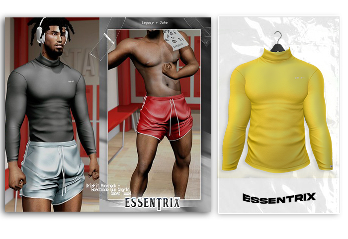 -ESSENTRIX-. DRI*FIT Mockneck (Yellow)