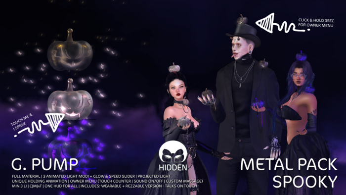 HIDDEN :: G. PUMP :: SPOOKY :: METAL PACK ::