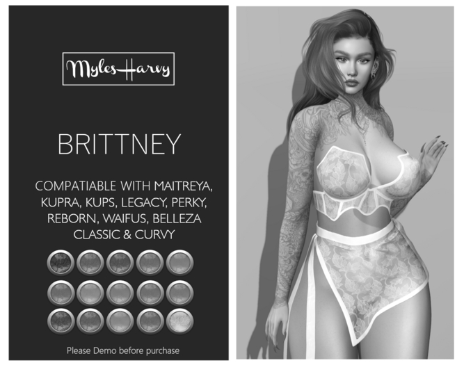 GeMyles Brittney Lace Outfit DEMO 