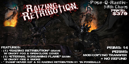 5ifth Chaos - "Raizing Retribution" - Pose-O-Ramic (BOXED)