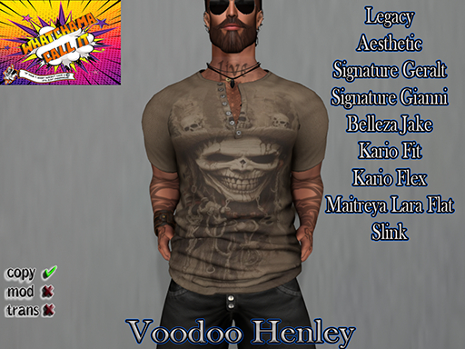 Voodoo Henley Unpack Hud