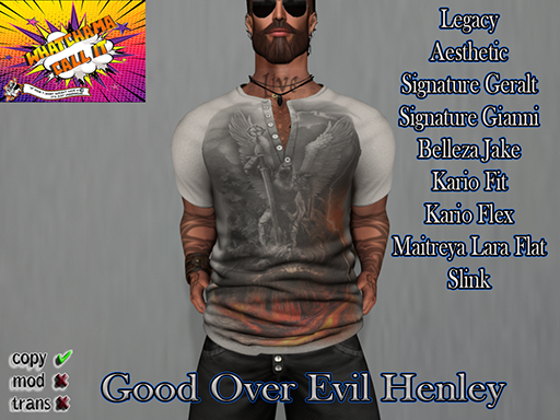 Good Over Evil Henley Unpack Hud