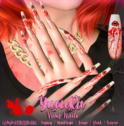 Yumeka - Vamp Nails:::UNPACKER:::