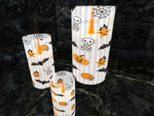 Halloween - Kids candle with candle holder (x3)