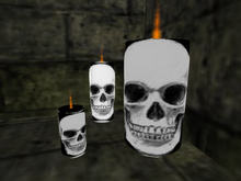 Halloween - Candle 5 with candle holder (x3)