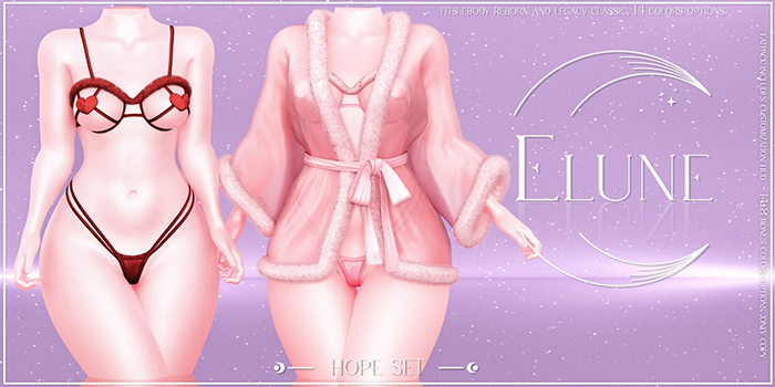 Elune. Hope Lingerie - Blue