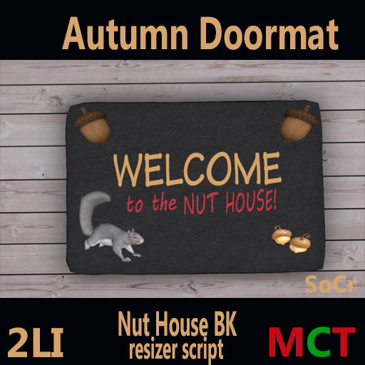 Autumn Doormat Nut House BK