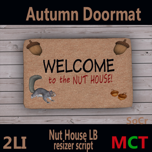 Autumn Doormat - Nut House LB