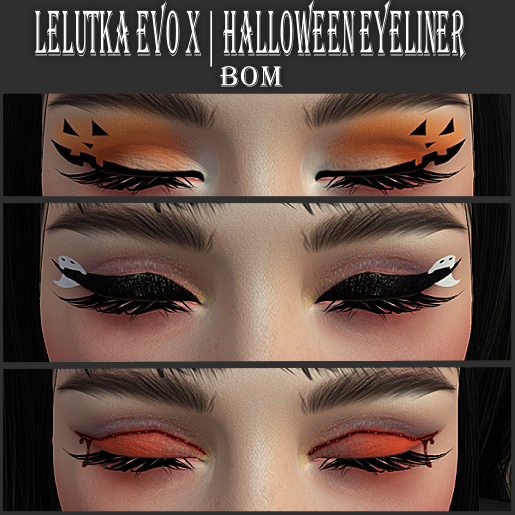Lelutka Evo X | Halloween Eyeliner Set